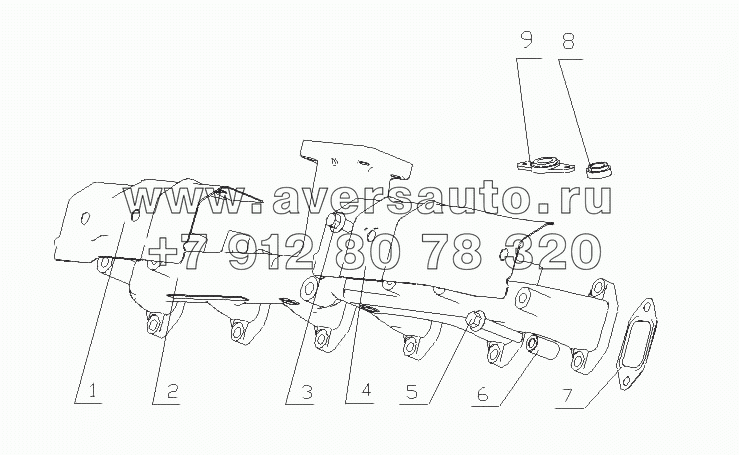 J3601-1008200/06&J3601-1008400/02 Части крышки выпускной трубки и выпускная трубка