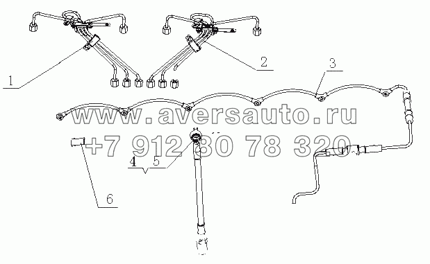 J4219-1104000/01 Дизельная трубка в сборе