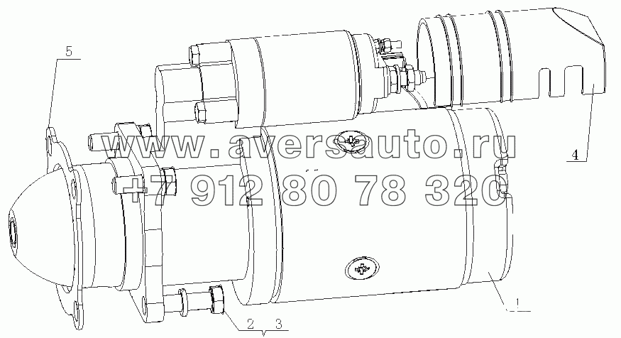 A35T1-3708000/06 Стартер в сборе