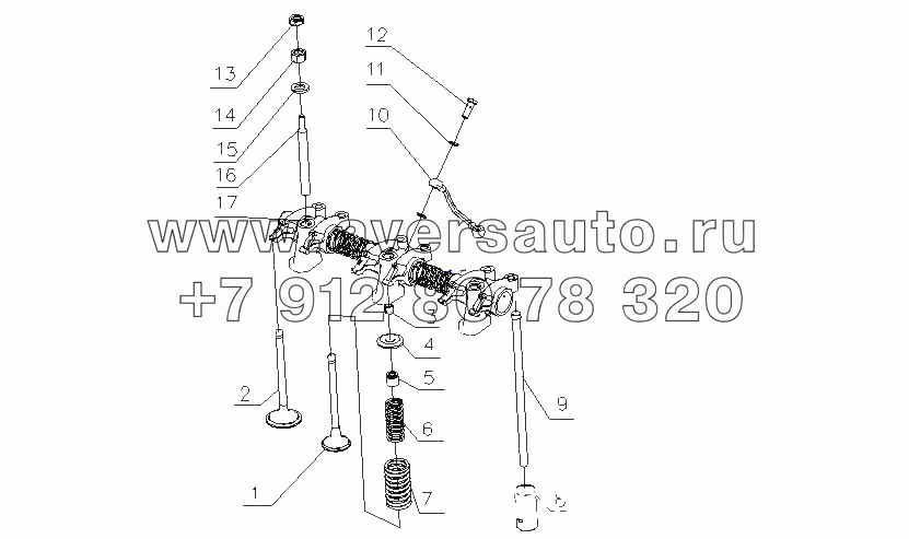 J4200-1007000/01 Кулак клапана в сборе