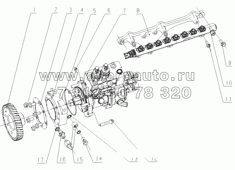 L4700-1111000/09 Топливный насос высокого давления в сборе