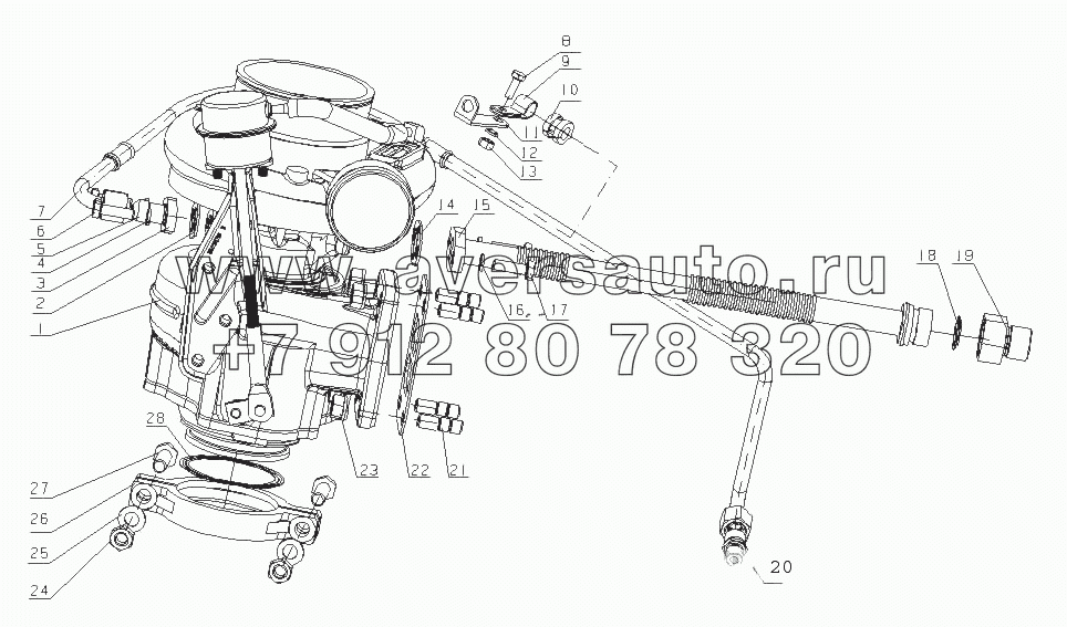 L7000-1118000/05 Турбонагнетатель в сборе