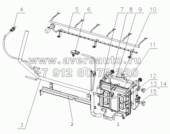 L7001-3823000/04 Система управления в сборе