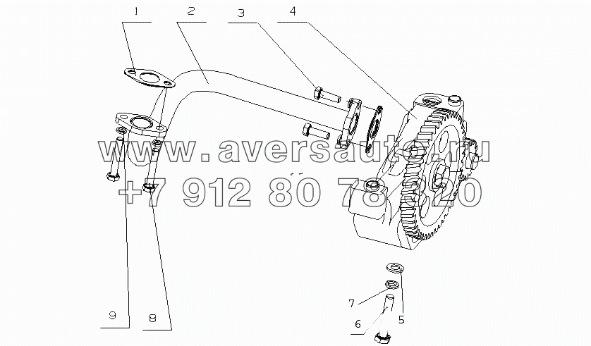 L30YA-1011000 Масляный насос в сборе