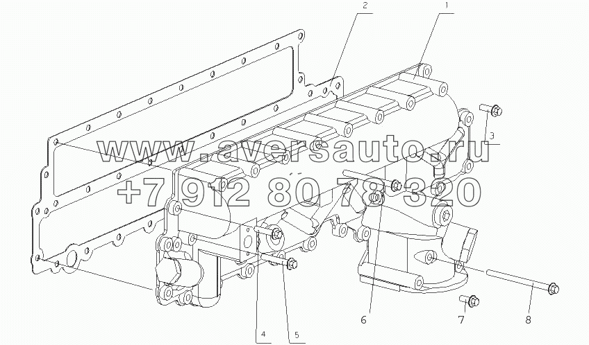 L3000-1013000C Маслоохладитель в сборе