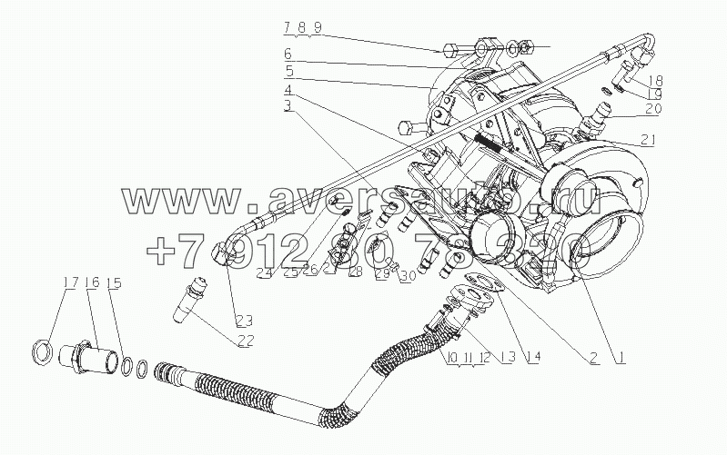 L360A-1118000/01 Турбонагнетатель в сборе