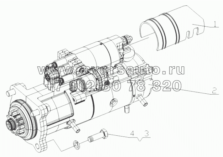 L3000-3708000/02 Стартер в сборе