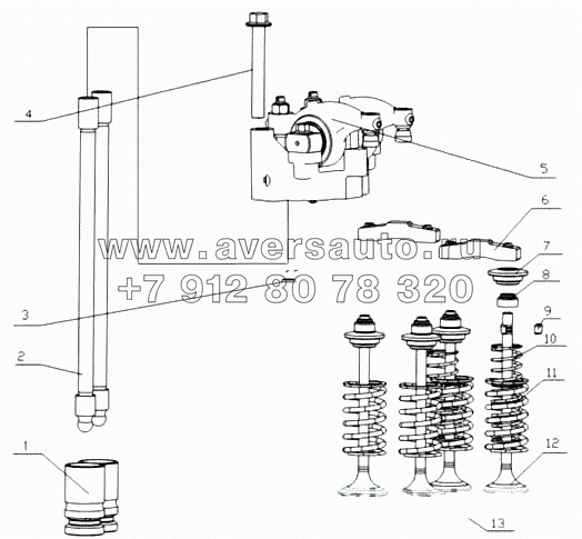 L3000-1007000/08 Кулак клапана в сборе