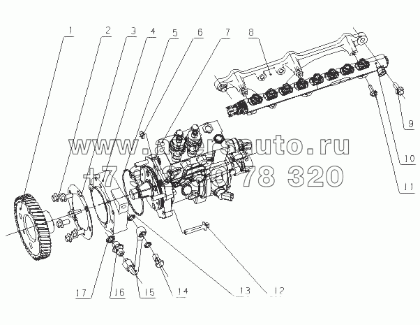 L4700-1111000/09 Топливный насос высокого давления в сборе