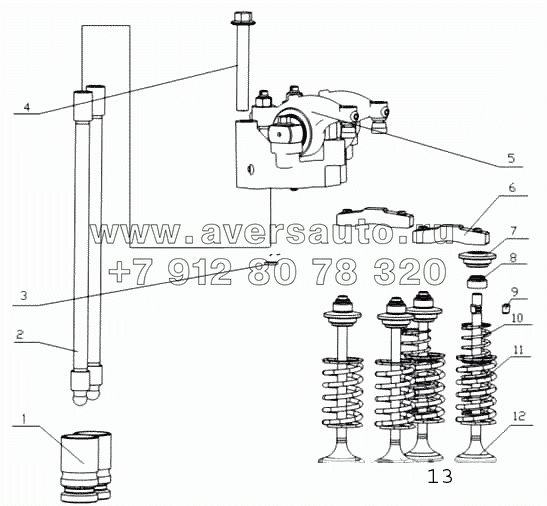 L3000-1007000/10 Кулак клапана в сборе