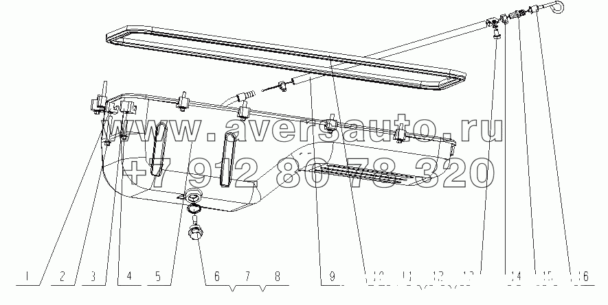 L30YA-1009000 Масляный поддон в сборе