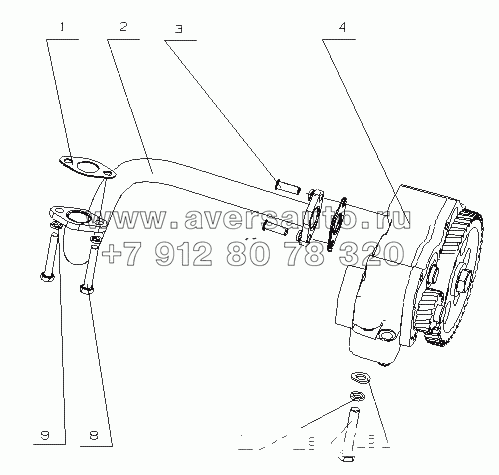 L30YA-1011000 Масляный насос в сборе