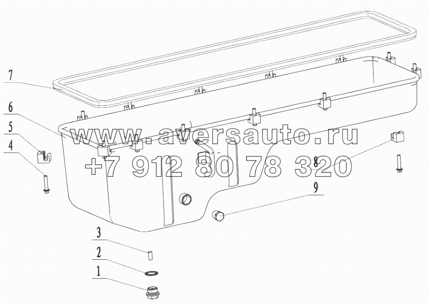 M3001-1009000 Масляный поддон в сборе