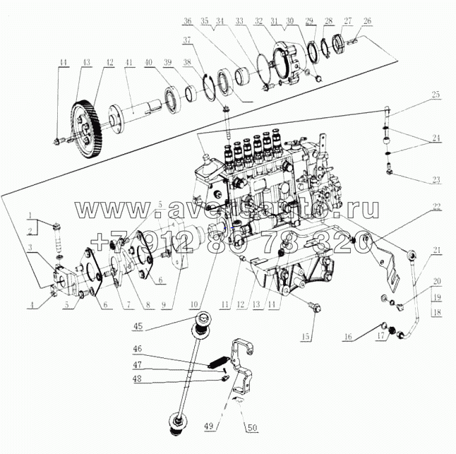 M3001-1111000 Топливный насос высокого давления в сборе