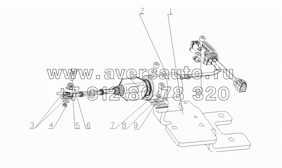 M3015-1115000 Устройство выключения подачи топлива в сборе