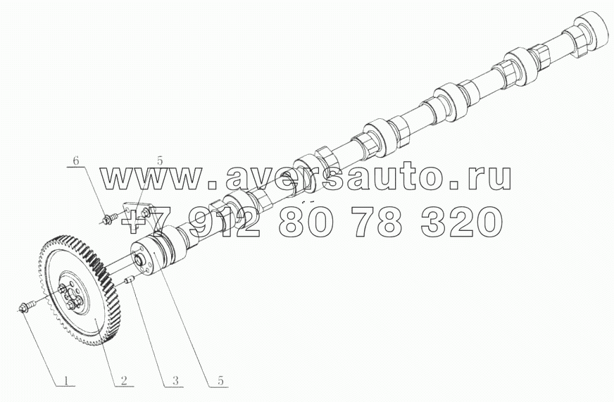 M3400-1006000 Распределительный вал в сборе