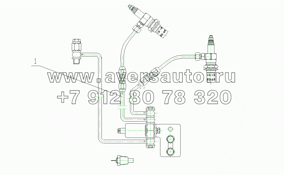 M36T1-1015000/03 Оборудование помощи запуска двигателя в сборе