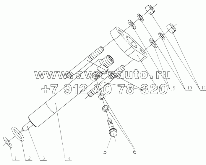 M3400-1112000/07 Части инжектора