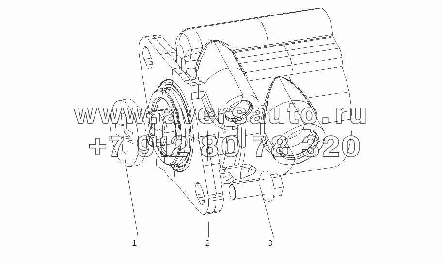 M33L1-3407000/02 Насос рулевого механизма в сборе