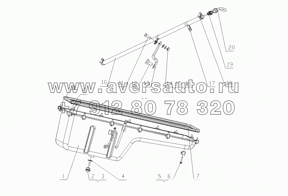 M3200-1009000/11 Масляный поддон в сборе