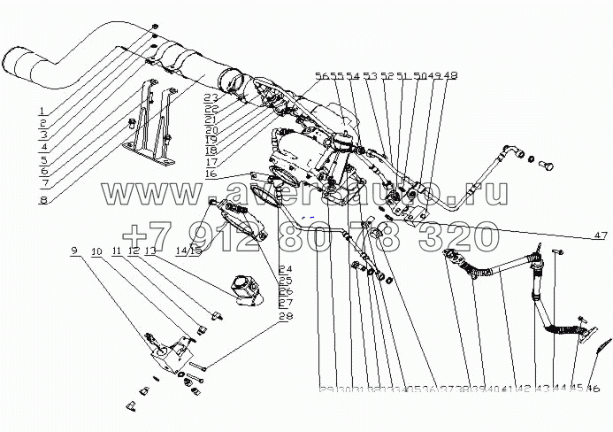 M2AE1-1118000/02 Турбонагнетатель в сборе