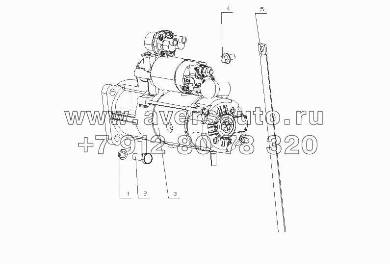 M11D1-3708000/01 Стартер в сборе