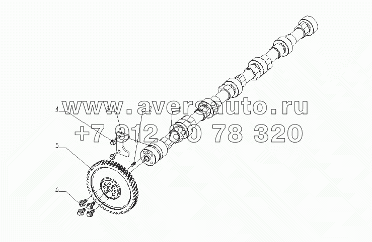 M5000-1006000/03 Распределительный вал в сборе