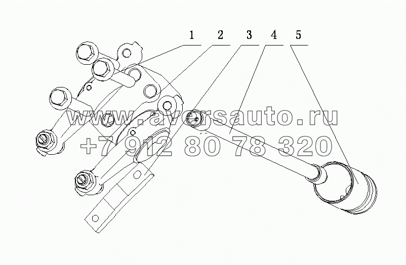 M6600-1007000/03 Система управления клапанами в сборе