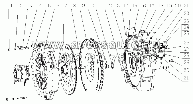 M2AD1-1600000/01 Блок выхода мощности в сборе