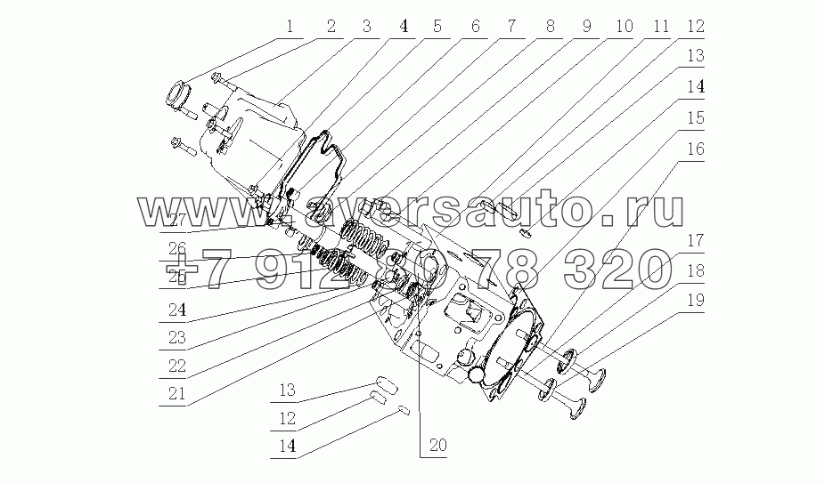 M2A00-1003000A/05 Головка цилиндров и крышка головки цилиндров в сборе