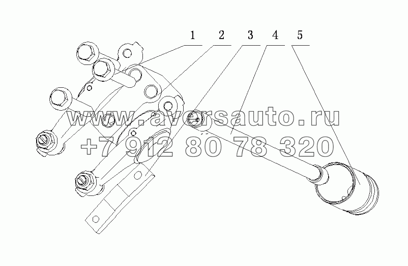 M6600-1007000/04 Система управления клапанами в сборе