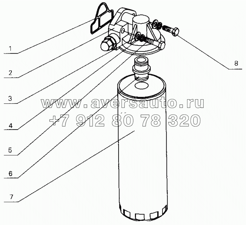 G0100-1012000 Oil filter assembly