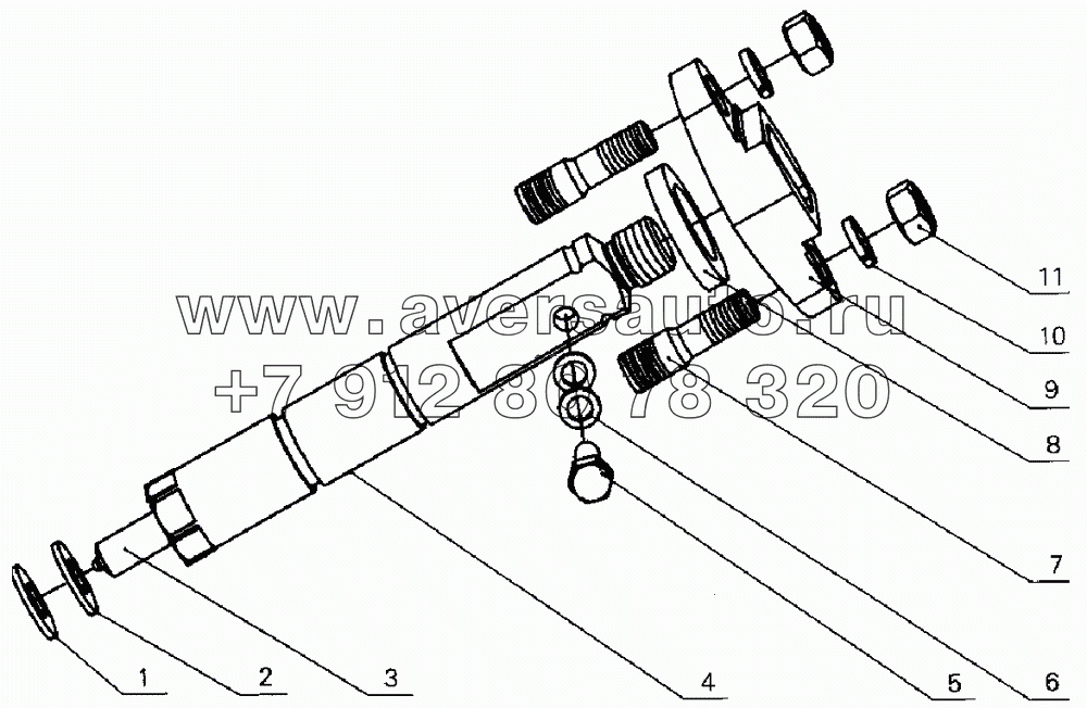 G0100-1112000 Fuel injector assembly