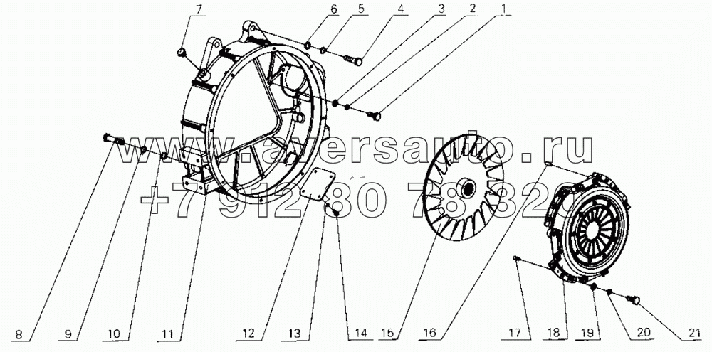 G0100-1600000 Clutch assembly