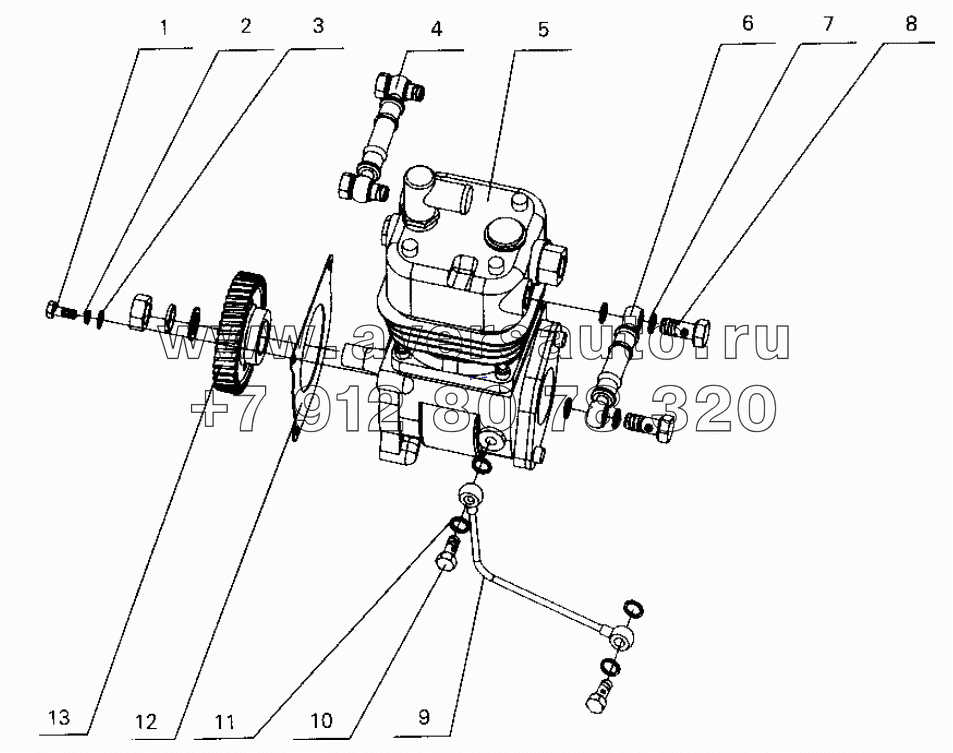 B30-3509000 Air compressor assembly