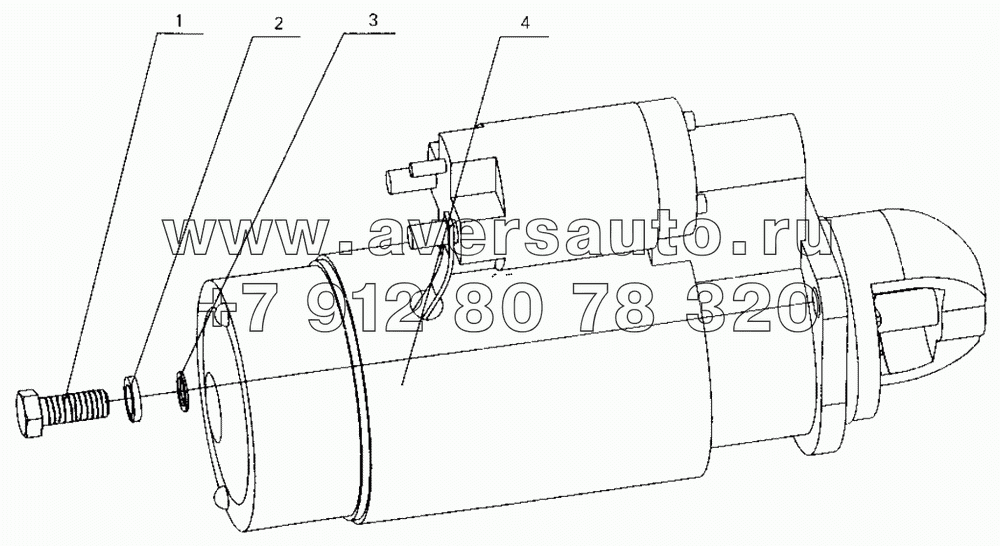 B30-3708000 Starter assembly