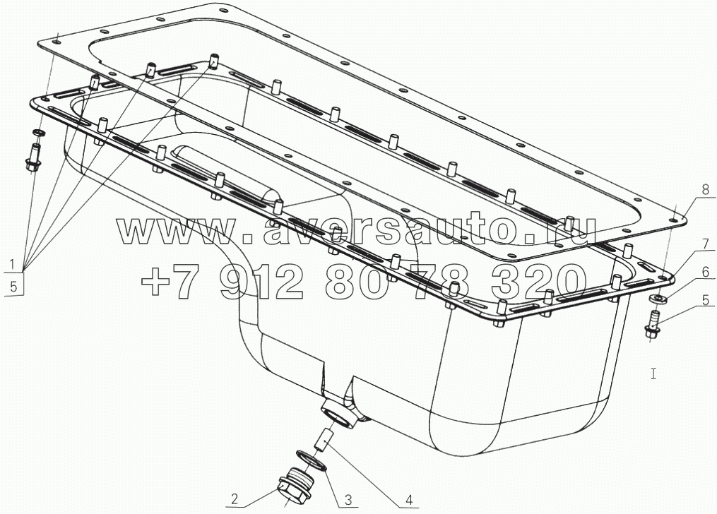 D30-1009000 Oil sump assembly