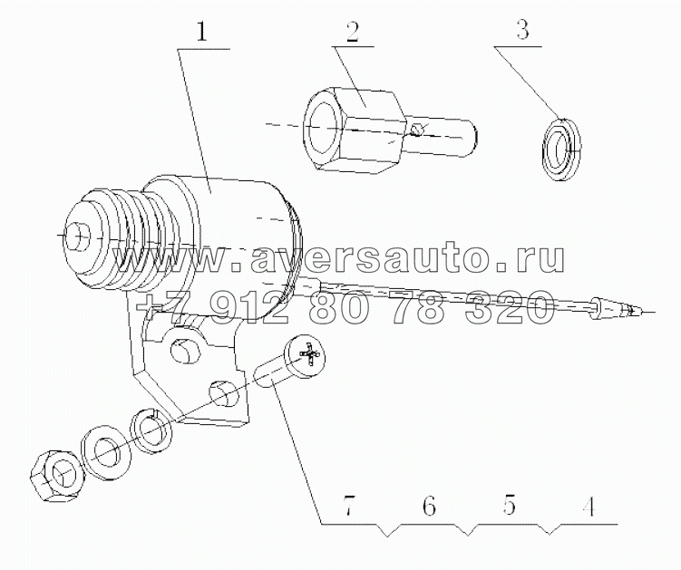  D0811-1130000 Fuel Injection Pump Accessory Assembly