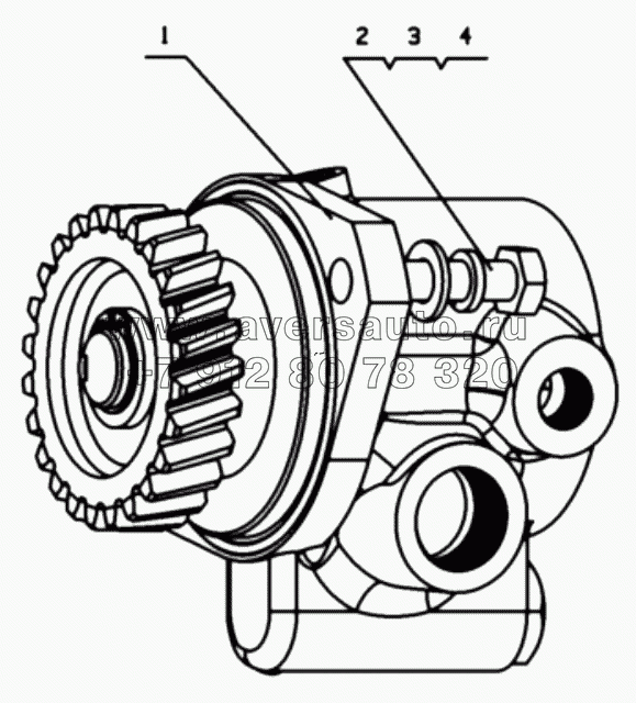  D0110-3407000 Steering Pump Assembly