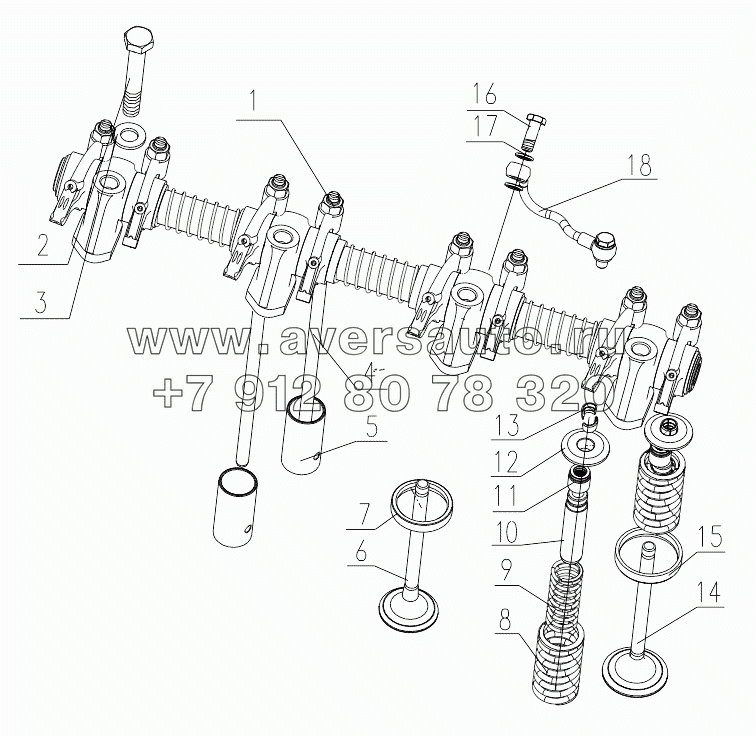  D30-1007000A Valve Tappet Assembly