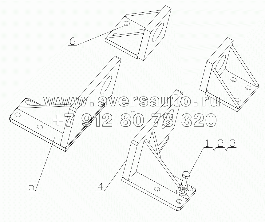  D7019-1001000/04 Engine Suspension Assembly