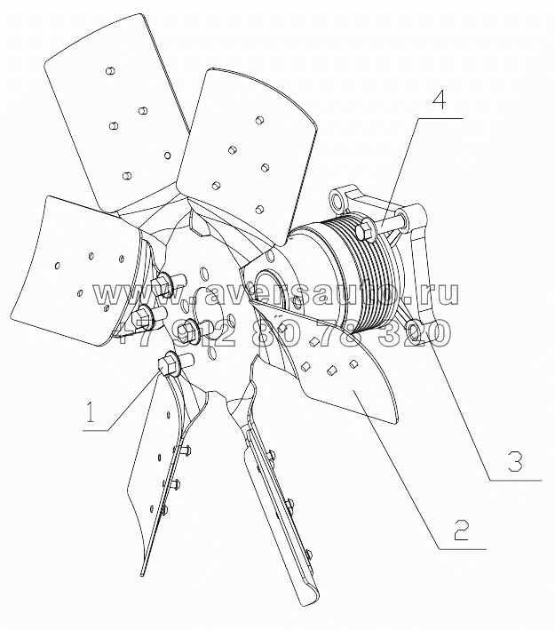  D7008-1308000/03 Fan Assembly