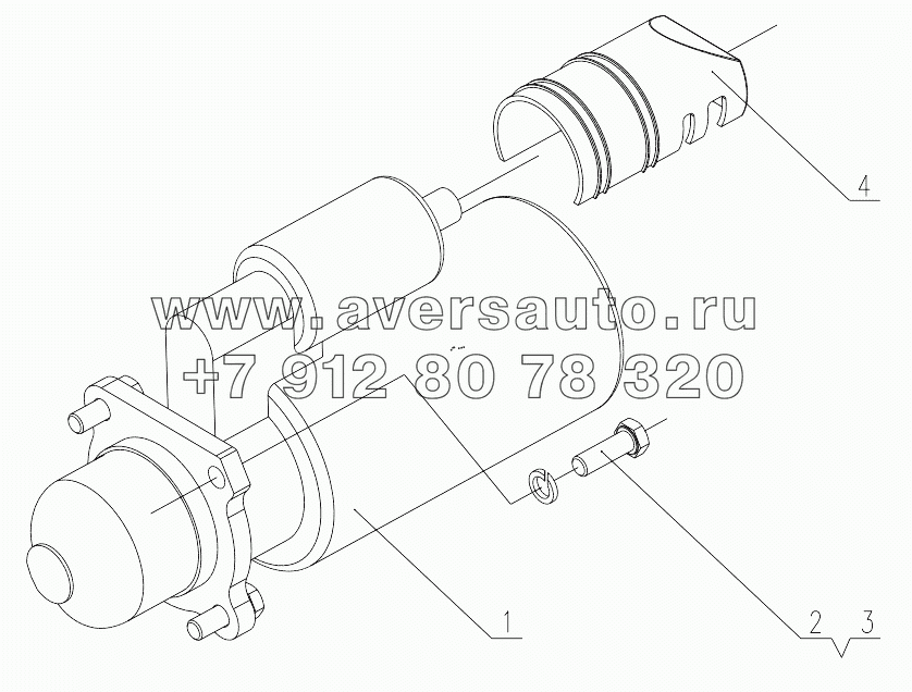  D7004-3708000/01 Starter Assembly