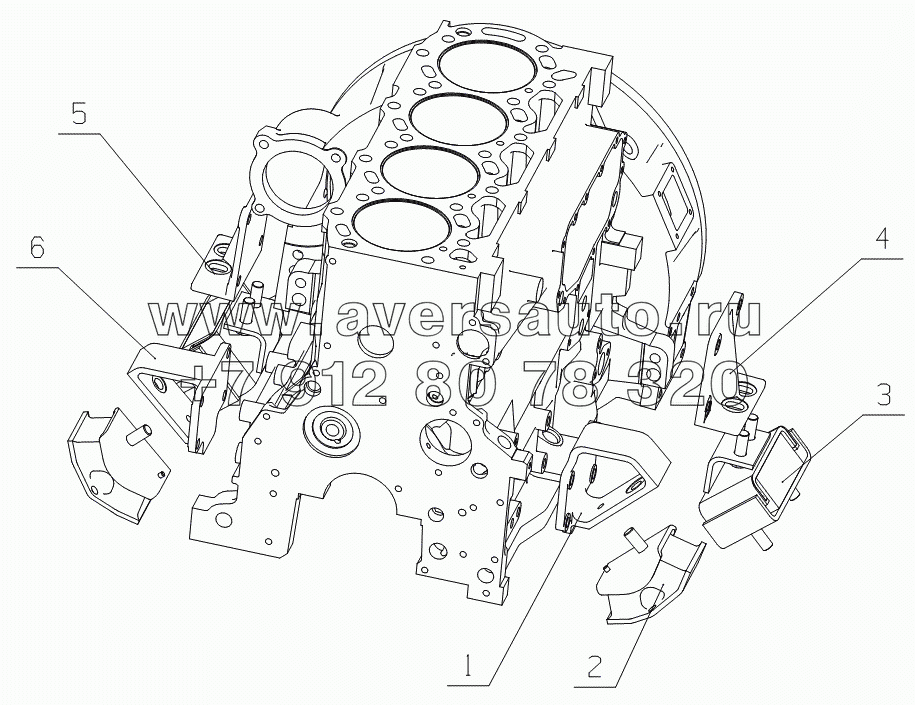G0219-1001000 Engine mounting assembly