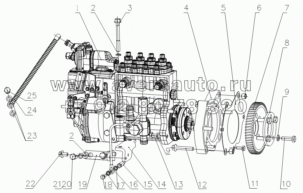 G0800-1111000A Injection Pump Assembly