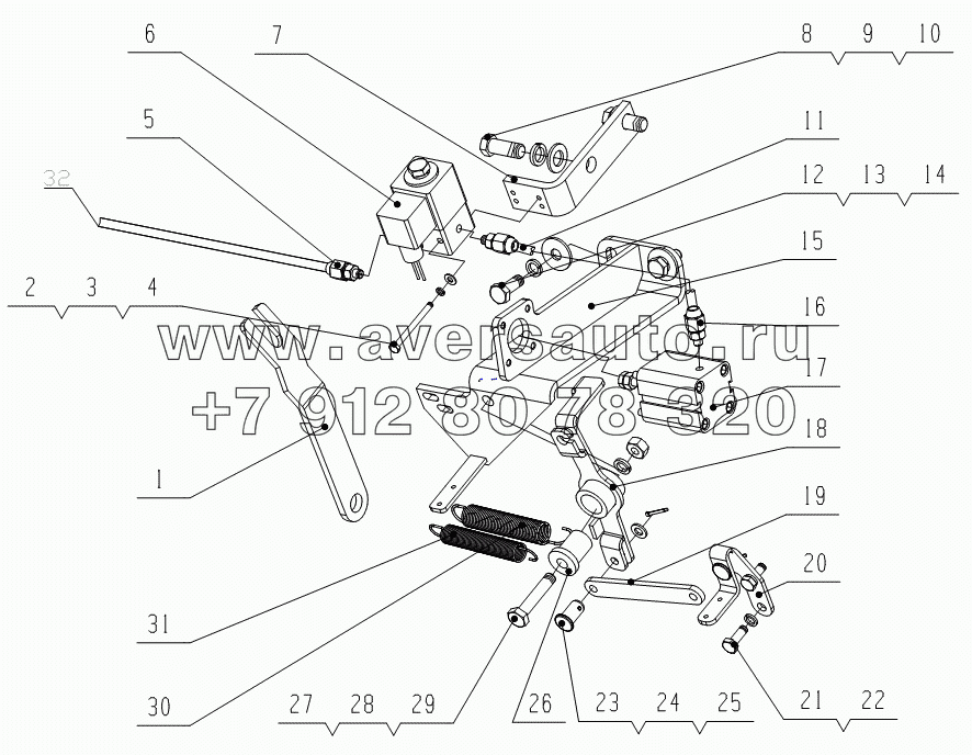 G02CA-1130000 Fuel Injection Pump Accessory Assembly