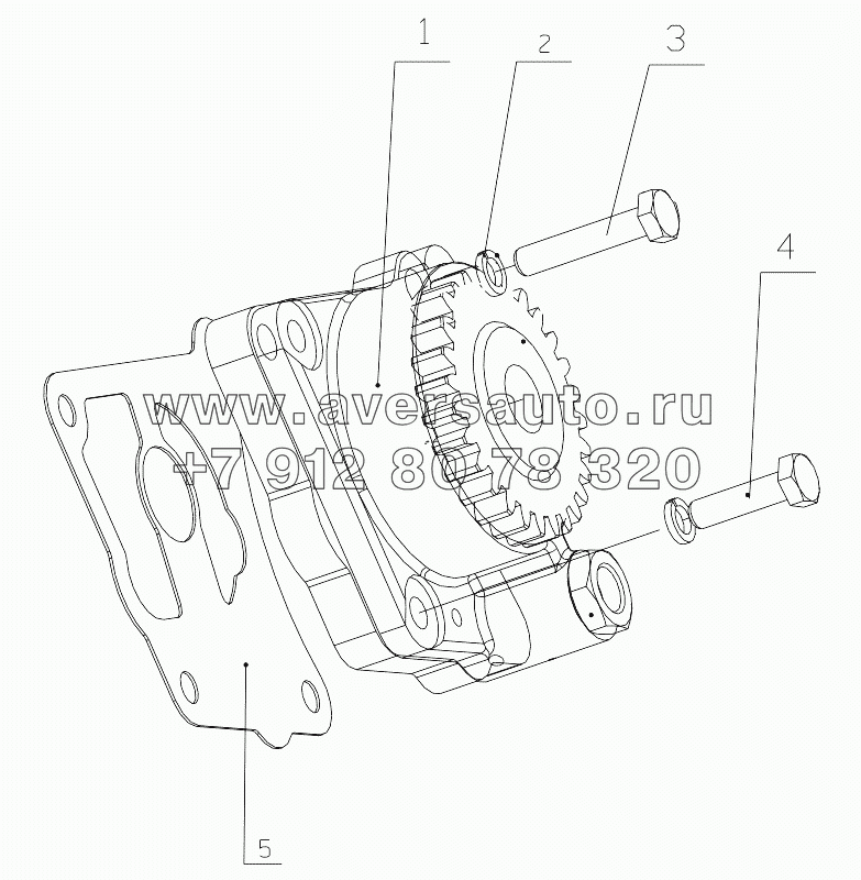  G2000-1011000/01 Oil Pump Assembly