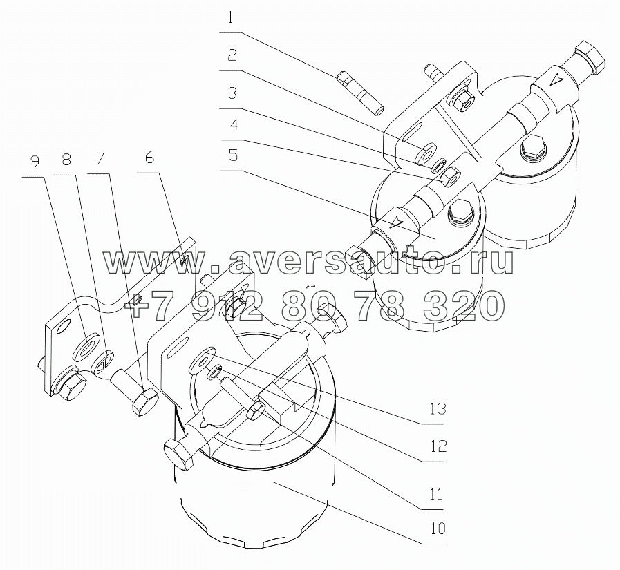  B7735-1105000/06 Fuel Filter Assembly