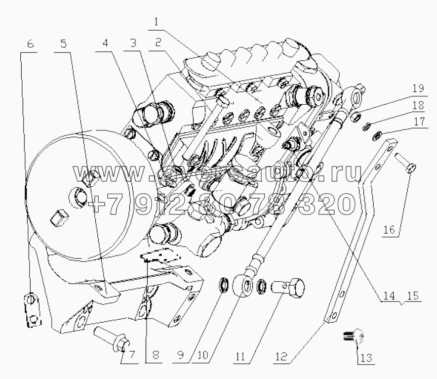  B7606-1111000/08 Fuel Injection Pump Assembly