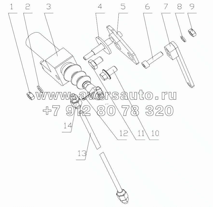  B7615-1115000/01 Fuel Shut-off Mechanism Assembly